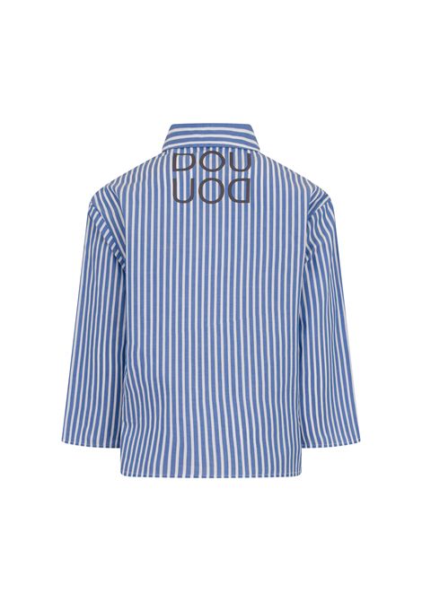 Camicia a righe DOUUOD JUNIOR | DZ5P20 Z4043648BC